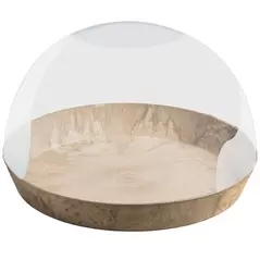 Artstone 10" Napa Terrarium Taupe
