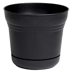 Bloem 10" Saturn Planter Black