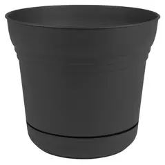 Bloem 10" Saturn Planter Charcoal