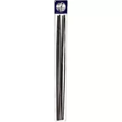 SuperMoss 18" 3pc Metal Stake Orchid Brown