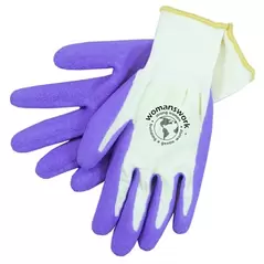 WWG Lg Purple Weeding Glove Latex Dipped