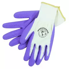 WWG Med Purple Weeding Glove Latex Dipped