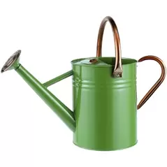 WSP 1 Gallon Watering Can w/ Copper Accents Tweed Green