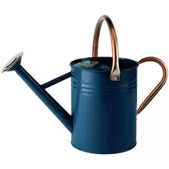 WSP 1 Gallon Watering Can w/ Copper Accents Midnight Blue