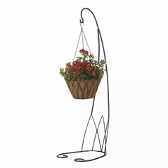 Austram 56" Lotus Plant Hanger Leather Black