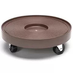 Devault 12" Plant Dolly No Hole Espresso