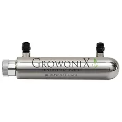 GrowoniX 1 GPM UV Sterilization, 1/4" Quick Connect, 120 VAC