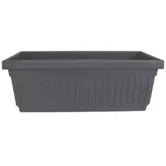 HC 24" Venetian Flower Box Warm Gray