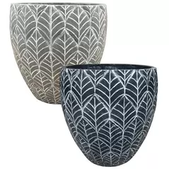 MCarr 12pc Round Leaf Planter Pallet Mixed Colors