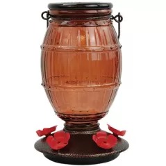 Perky Pet 36oz Glass Top Fill Hummingbird Feeder Prohibition