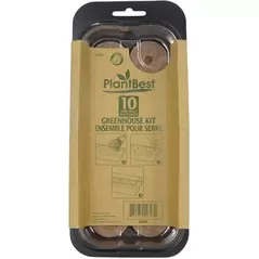 PlantBest 10 42mm Coconut Coir Pellet Greenhouse Kit
