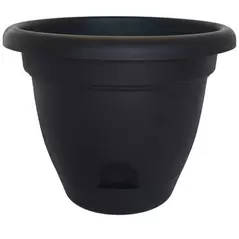 Bloem 10" Lucca Planter Black