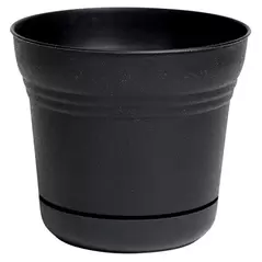 Bloem 7" Saturn Planter Black