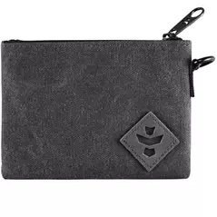 Revelry Mini Broker Small Zippered Money Bag Smoke