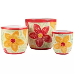 Sun Ceramica Madrid Planter Set of 3 Cordoba