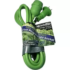 Miracle LED Easy Grow Plug-In Light Sockets, 6-Foot Length, 1 Socket