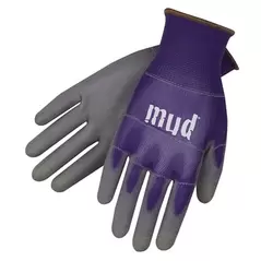 SWI Smart Mud Glove Eggplant Large Touchscreen Poly