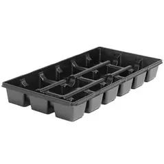 Landmark 03.25 Inch True Pot Tray 18 Count Black 100 Per Case / 36 Cases Per Pallet