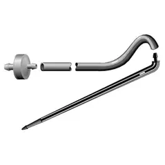 NET .5GPH 36IN PCNL ANGLE BARB ASSEMBLY