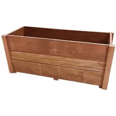 A&G 15"x14"x36" Redwood Formal Planter