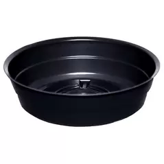 CWP 4" Black Heavy Gauge Vinyl Plant Saucer