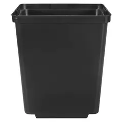 Dillen 05.50 Square Deep Perennial Pot Tag Lock No Teeth Thin Wall Black 256 Per Case 32 Cases Per Pallet