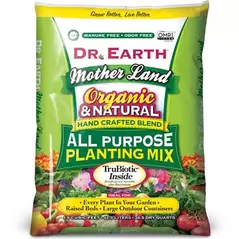 Dr Earth 1.5cf Mother Land Planting Soil Mix (60/PL) 100% Natural