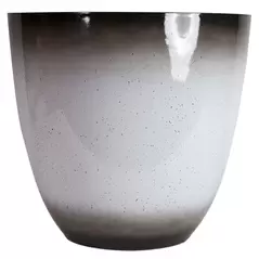 Gardener Select 18" Egg Planter Gradient Brown to White with Brown Specs 18"x18"x16.8" 4/CS