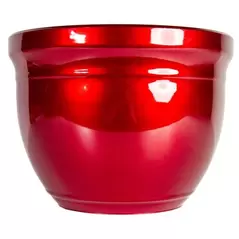Gardener Select 15" Madison Metallic Red Planter 15.35"x15.35"x11.22" 6/CS