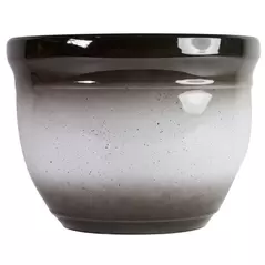 Gardener Select 15" Madison Gradient Brown to White Planter with Brown Specs 15.35"x15.35"x11.22" 6/CS