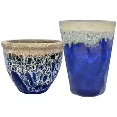 MCarr 16pc Aquapot Planter Pallet Volcanic Light Blue
