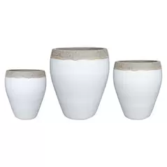 MCarr 12PC Hipster Pltr Plt Volcanic White