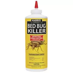 Harris 8oz Bed Bug Killer Diatomaceous Earth