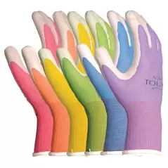BGC Nitrile Touch Glove Large Asst Colors