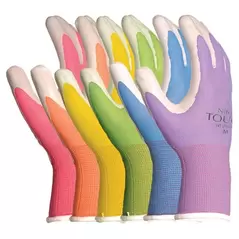 BGC Nitrile Touch Glove Medium Asst Colors