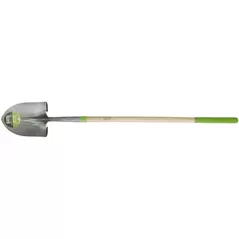 Ames Digging Shovel Long Handle Round Point Ash Handle 15Yr