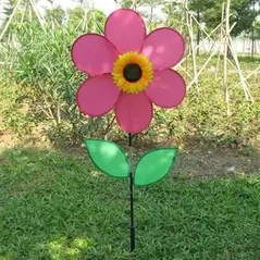 Gardener Select 11.81x22 Pinwheel with Flower Fuchsia