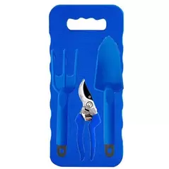 Gardener Select 4pc Garden Tools Set - Kneeling Pad, Trowel, Cultivator, Bypass Pruner