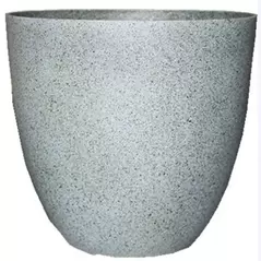 Gardener Select 15" Egg Planter Granite Flower Planter 4/CS