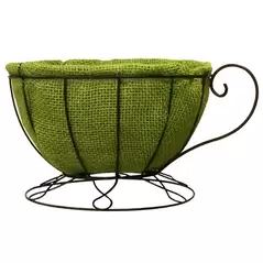 Gardener Select 12" Jute Patio Pot w/ Green Coco Liner 12/CS
