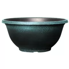 Grower Select 17.00 Sugar Sand Bowl Brushed Teal 3.3gal 50/CS - 16.9in OD X 6.3in H X 8.5in BD
