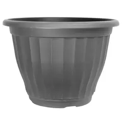 Grower Select 21.00 Castella Planter Aged Black 12.6gal 15/CS - 21in OD x 15in H