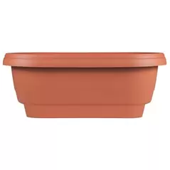 Bloem 24" Deck Rail Planter Terra Cotta