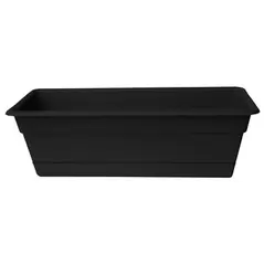 Bloem 24" Dura Cotta Window Box Black