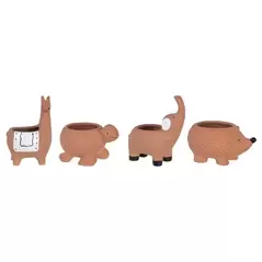 SSI 12pc Miniature Animal Planters Terracotta Assortment