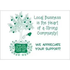 Trunk Mat Shop Local 1 Color White 400/Roll