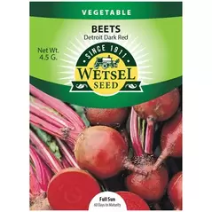 Beets, Detroit Dark Red - 4.5 grams