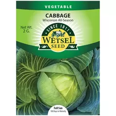 Cabbage, Wisconsin All Season - 2 grams