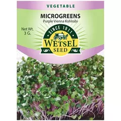 Microgreens, Kohlrabi, Purple Vienna - 3 Gram