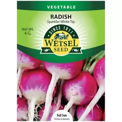 Radish, Sparkler White Tip 4g